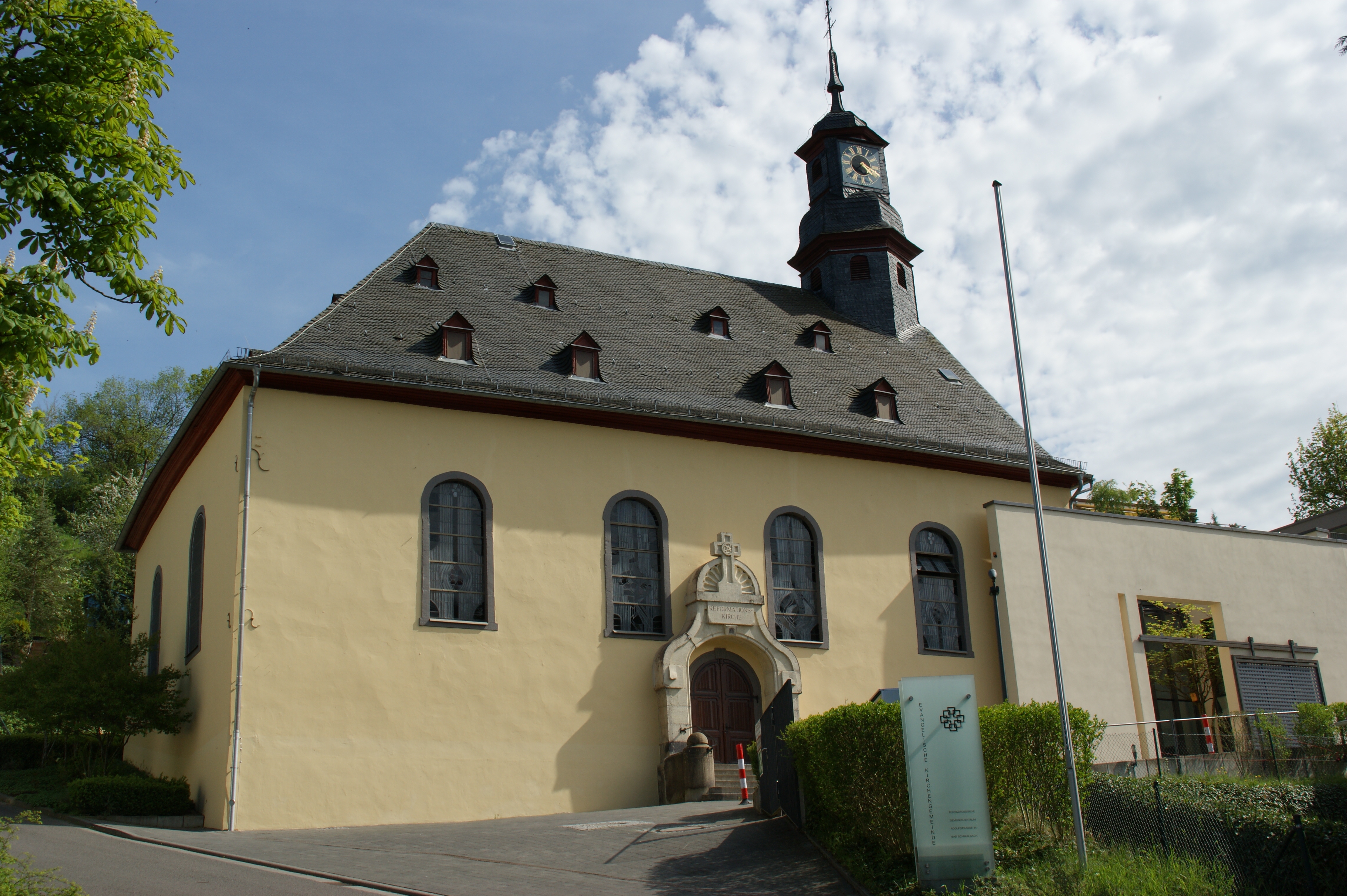 Reformationskirche Blick auf die Reformationskirche in Bad Schwalbach