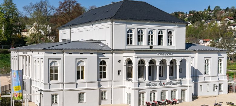 Ansicht auf das Kurhaus in Bad Schwalbach