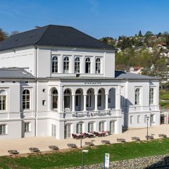 Ansicht auf das Kurhaus in Bad Schwalbach