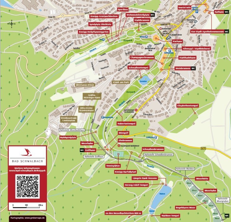 Kurparkplan Kurparkplan