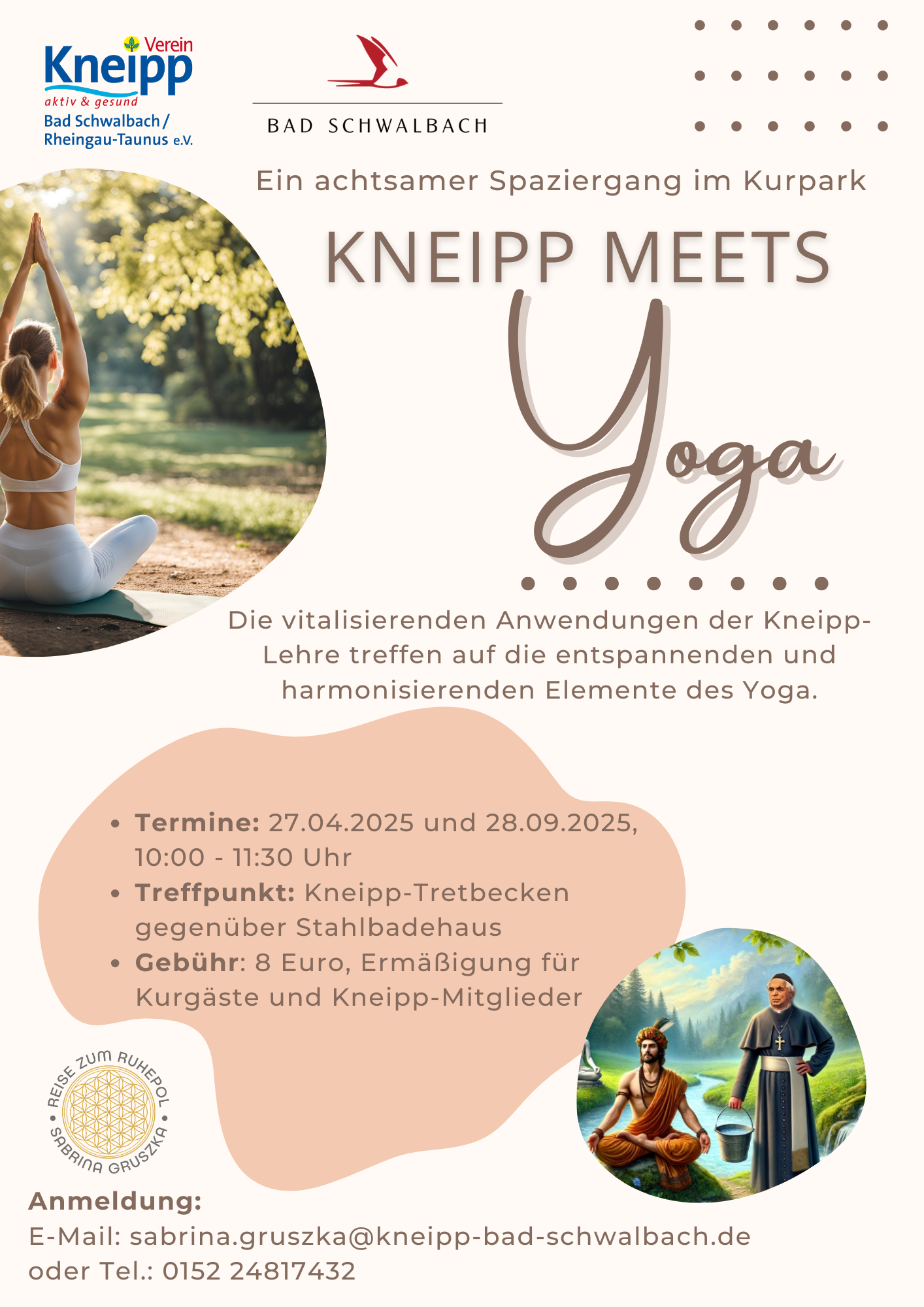 Cream Modern International Yoga Day (Flyer) - 1 Cream Modern International Yoga Day (Flyer) - 1